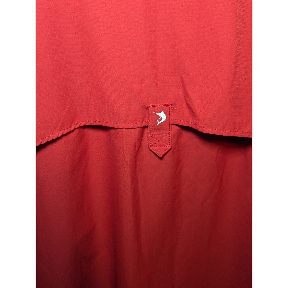 Reel Legends Mens Shirt RED Short Sleeve Fishing Vented Size XXL - Picture 8 of 13